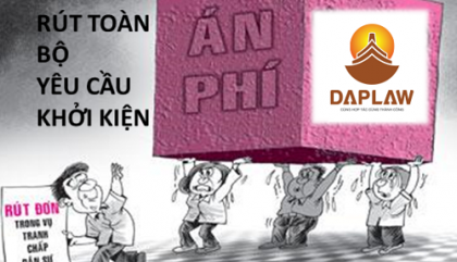 NGUYÊN ĐƠN RÚT TOÀN BỘ YÊU CẦU KHỞI KIỆN TẠI PHIÊN TÒA SƠ THẨM THÌ CÓ BỊ MẤT ÁN PHÍ KHÔNG?